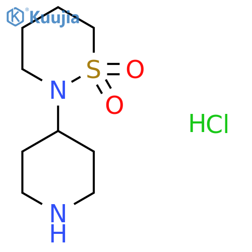 N-(Piperidine-4-yl)-1,4-butanesultam hydrochloride structure
