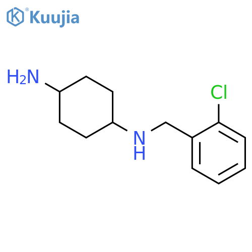 (1r,4r)-N1-(2-Chlorobenzyl)cyclohexane-1,4-diamine structure
