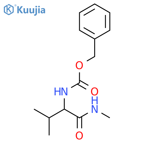 (S)-Benzyl (3-methyl-1-(methylamino)-1-oxobutan-2-yl)carbamate structure