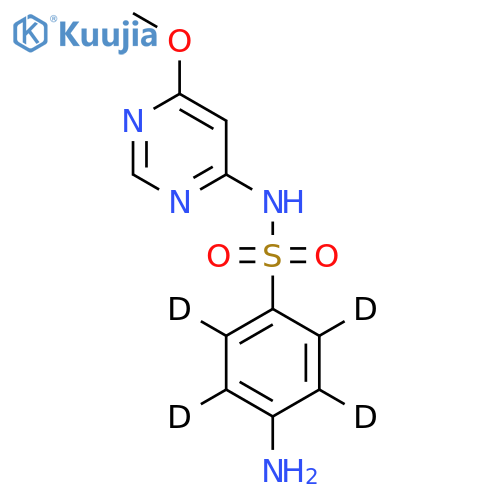 Sulfamonomethoxine-d structure