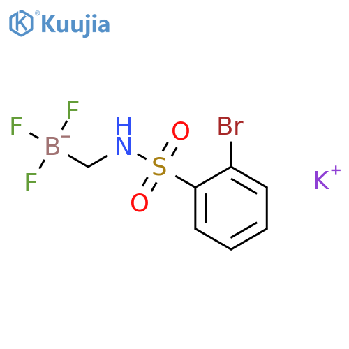 Potassium (2-Bromophenylsulfonamido)methyltrifluoroborate structure