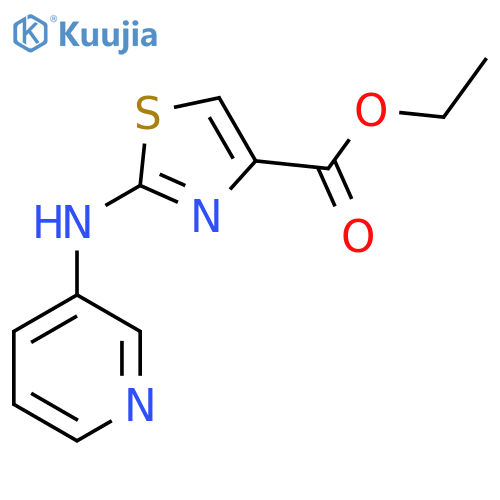 2-(Pyridin-3-ylamino)-thiazole-4-carboxylic acid ethyl ester structure