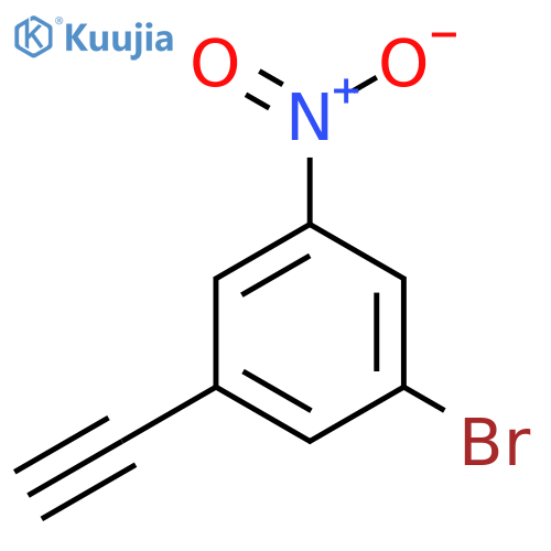 1-Bromo-3-ethynyl-5-nitrobenzene structure