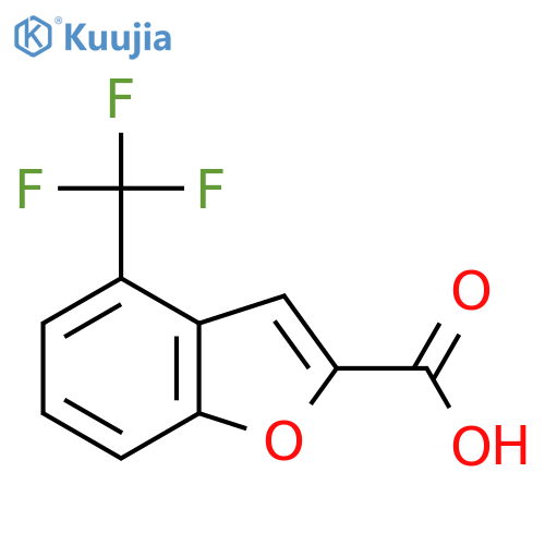 4-(Trifluoromethyl)benzofuran-2-carboxylic acid structure
