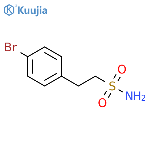 2-(4-bromophenyl)ethane-1-sulfonamide structure