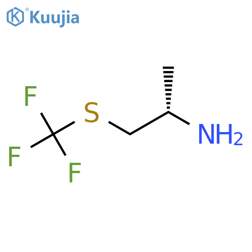 (2S)-1-[(trifluoromethyl)sulfanyl]propan-2-amine structure