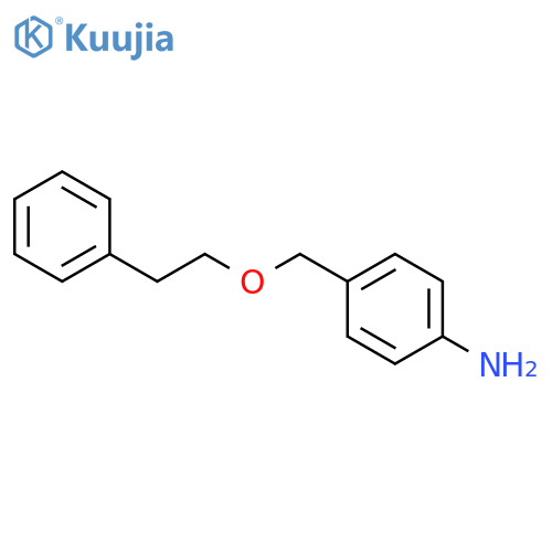 4-(Phenethoxymethyl)aniline structure