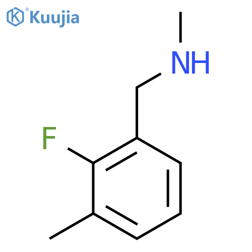 (2-fluoro-3-methylphenyl)methyl(methyl)amine structure
