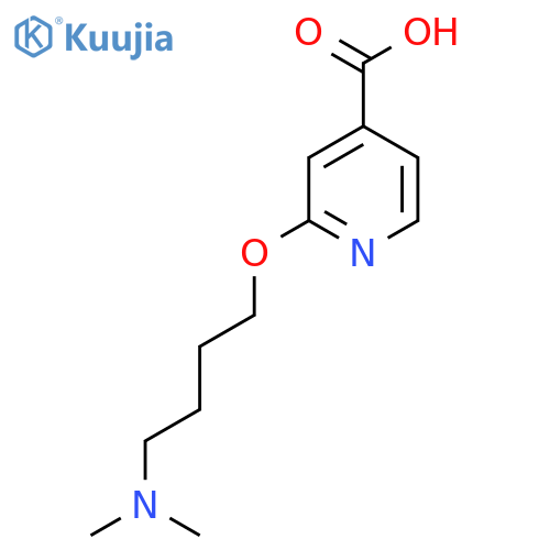 2-[4-(Dimethylamino)butoxy]isonicotinic acid structure
