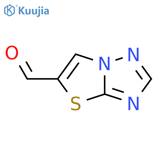 [1,2,4]Triazolo[3,2-b][1,3]thiazole-5-carbaldehyde structure