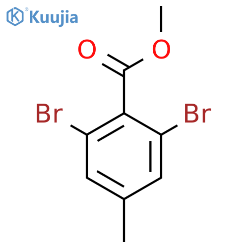 2,6-Dibromo-4-methylbenzoic acid methyl ester structure