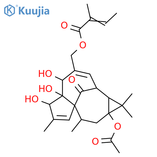 3,4,5,13,20-Pentahydroxy-1,6-ingenadien-9-one; (3β,4β,5β,13α)-form, 20-Angeloyl, 13-Ac structure