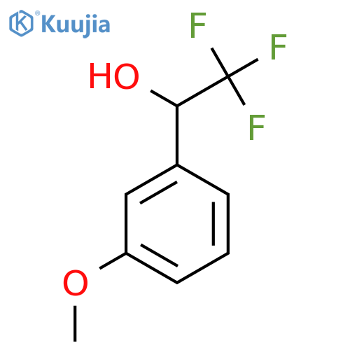 2,2,2-trifluoro-1-(3-methoxyphenyl)ethan-1-ol structure