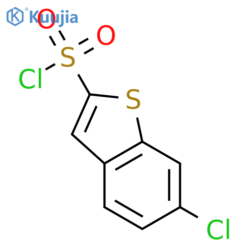 Benzo[b]thiophene-2-sulfonyl chloride, 6-chloro- structure