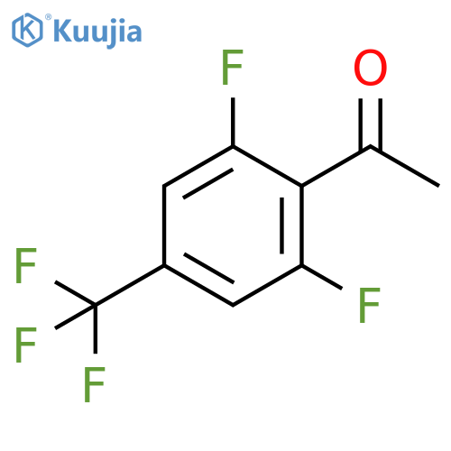 2',6'-Difluoro-4'-(trifluoromethyl)acetophenone structure