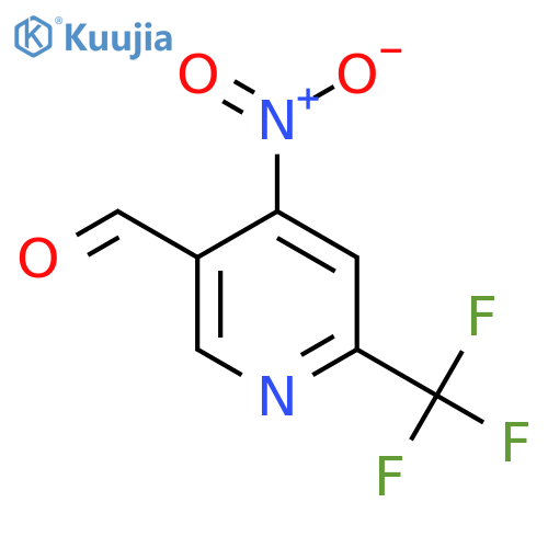 4-Nitro-6-(trifluoromethyl)nicotinaldehyde structure