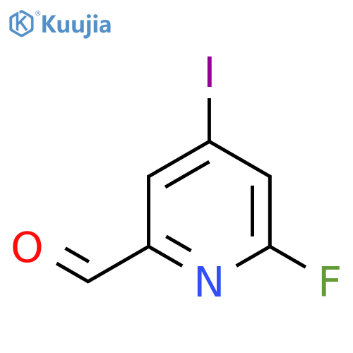 6-Fluoro-4-iodopyridine-2-carbaldehyde structure