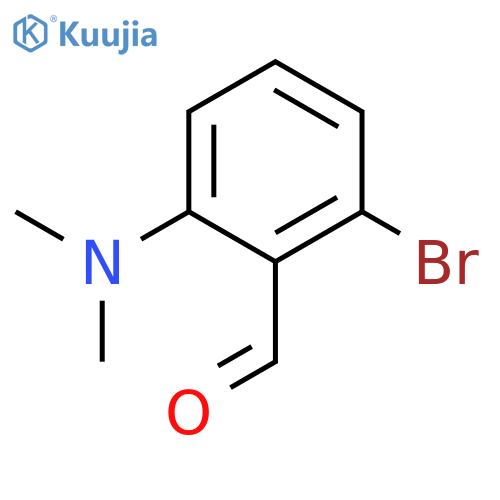 2-Bromo-6-(dimethylamino)benzaldehyde structure