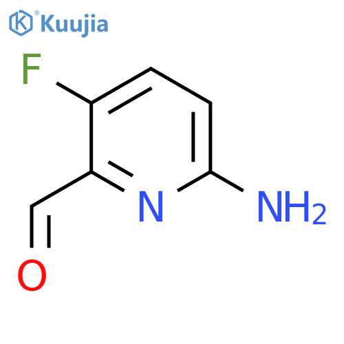6-Amino-3-fluoropicolinaldehyde structure
