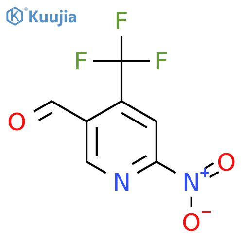 6-Nitro-4-(trifluoromethyl)nicotinaldehyde structure