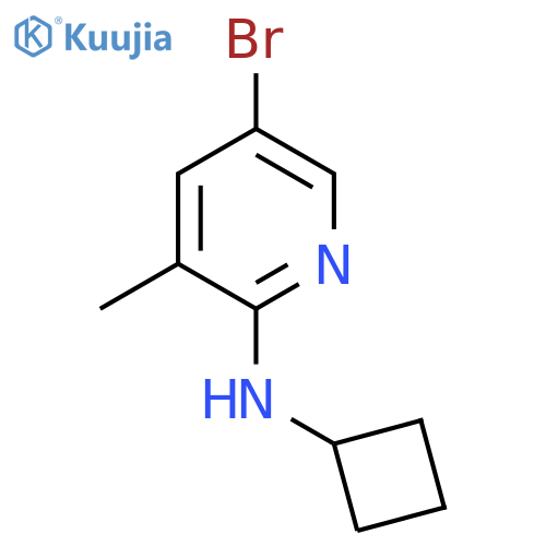 5-Bromo-N-cyclobutyl-3-methylpyridin-2-amine structure