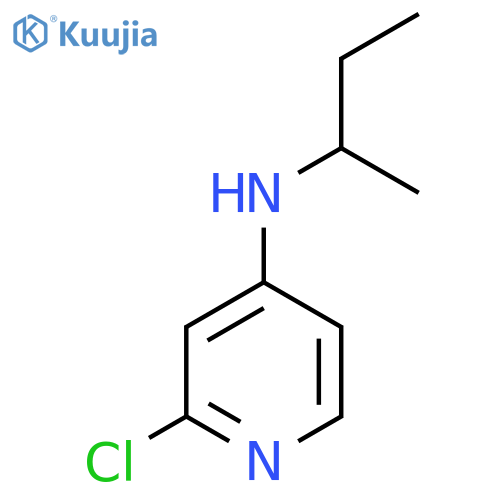 N-(butan-2-yl)-2-chloropyridin-4-amine structure