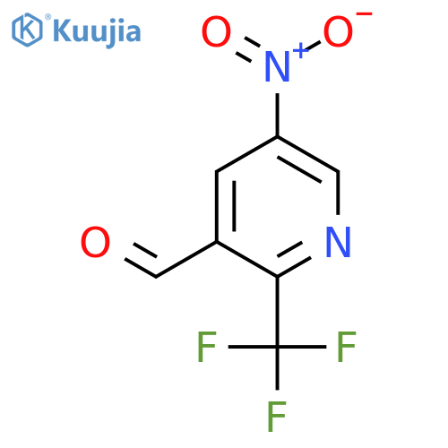 5-Nitro-2-(trifluoromethyl)nicotinaldehyde structure