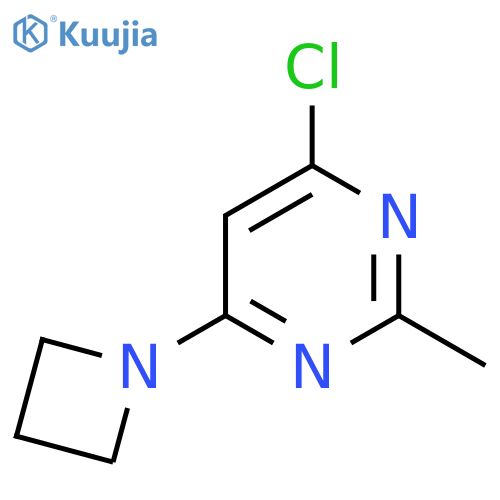 4-(Azetidin-1-yl)-6-chloro-2-methylpyrimidine structure