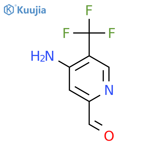 4-Amino-5-(trifluoromethyl)picolinaldehyde structure
