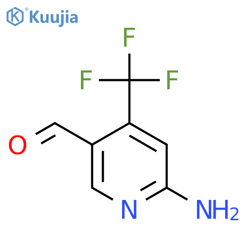 6-amino-4-(trifluoromethyl)pyridine-3-carbaldehyde structure