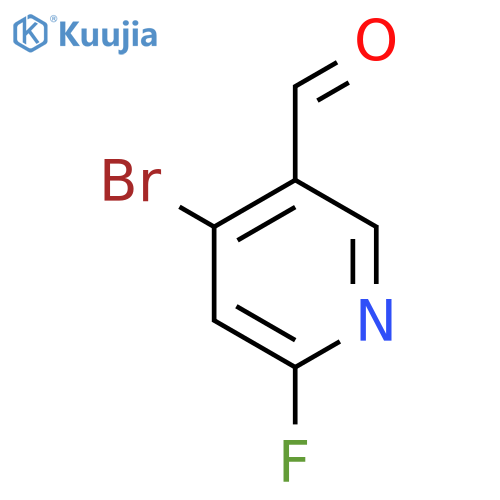 4-Bromo-6-fluoronicotinaldehyde structure