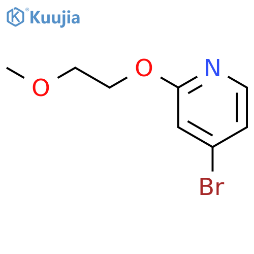 4-Bromo-2-(2-methoxyethoxy)pyridine structure
