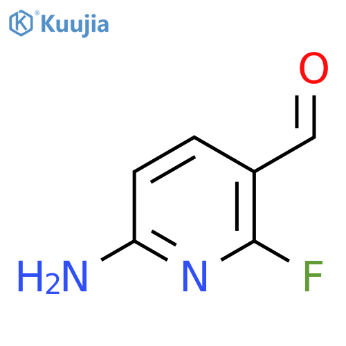 6-Amino-2-fluoropyridine-3-carbaldehyde structure