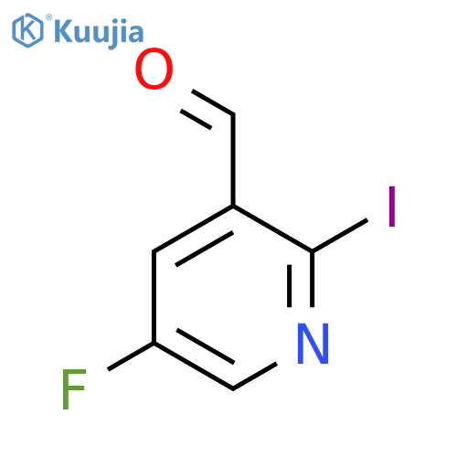 5-Fluoro-2-iodonicotinaldehyde structure
