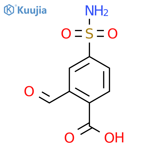 2-Formyl-4-sulfamoylbenzoic acid structure