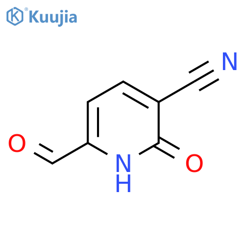 6-Formyl-2-oxo-1,2-dihydropyridine-3-carbonitrile structure