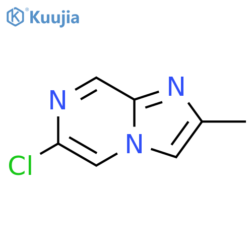 Imidazo[1,2-a]pyrazine, 6-chloro-2-methyl- structure