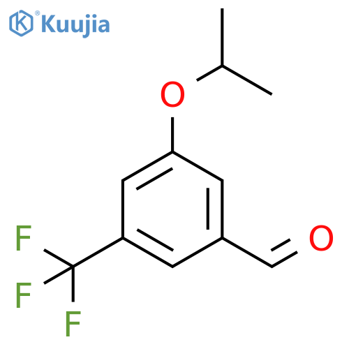 3-Isopropoxy-5-(trifluoromethyl)benzaldehyde structure