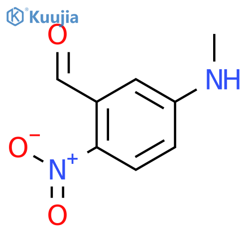 5-(Methylamino)-2-nitrobenzaldehyde structure