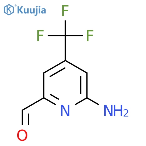 6-Amino-4-(trifluoromethyl)picolinaldehyde structure