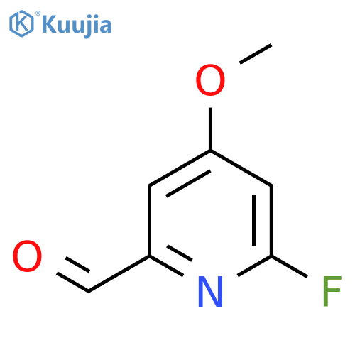 6-Fluoro-4-methoxypyridine-2-carbaldehyde structure