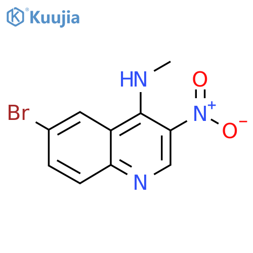 6-Bromo-N-methyl-3-nitroquinolin-4-amine structure