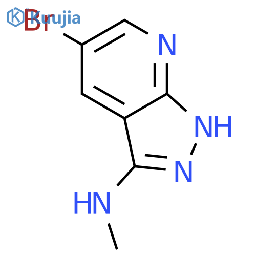 5-bromo-N-methyl-1H-pyrazolo[3,4-b]pyridin-3-amine structure