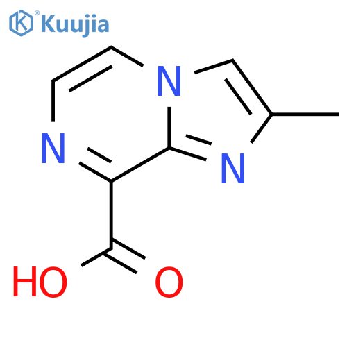 2-Methylimidazo[1,2-a]pyrazine-8-carboxylic acid structure