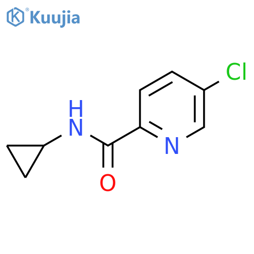 5-Chloro-N-cyclopropylpicolinamide structure