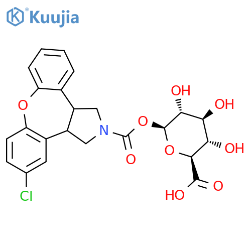 N-Desmethyl Asenapine N-Carbamoyl Glucuronide structure