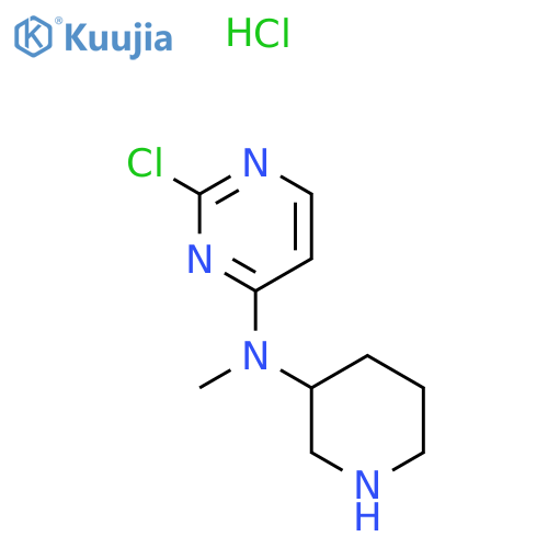 (2-Chloro-pyrimidin-4-yl)-methyl-piperidin-3-yl-amine hydrochloride structure