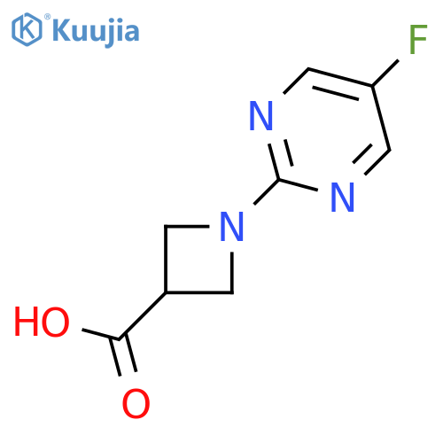 1-(5-Fluoropyrimidin-2-yl)azetidine-3-carboxylic acid structure