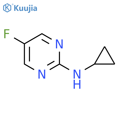 CYCLOPROPYL-(5-FLUORO-PYRIMIDIN-2-YL)-AMINE structure