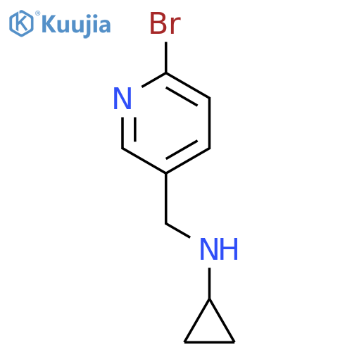 N-[(6-bromopyridin-3-yl)methyl]cyclopropanamine structure